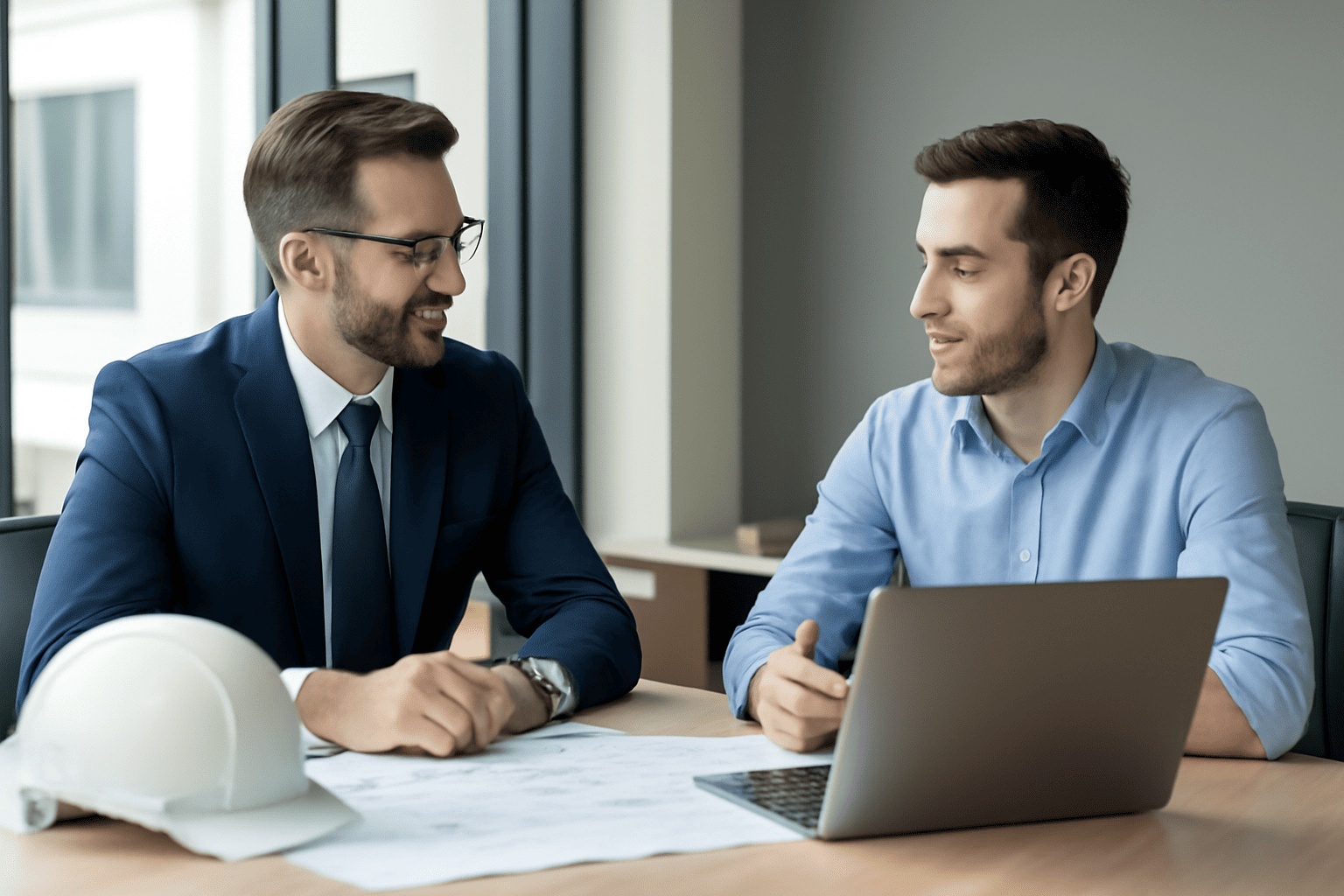 Imagem de reunião com cliente